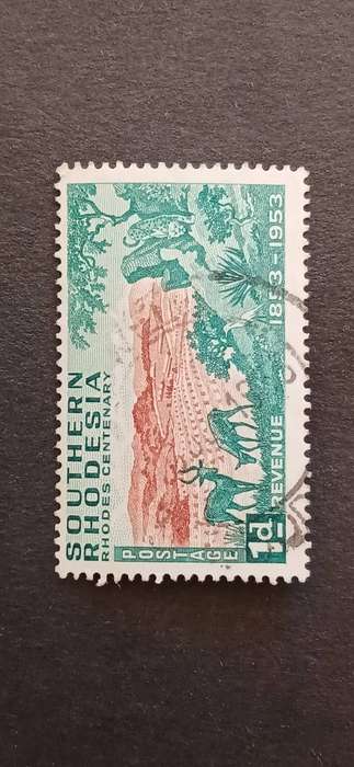 SOUTHERN RHODESIA 1953 100TH ANN. OF THE BIRTH OF CECIL JOHN RHODES