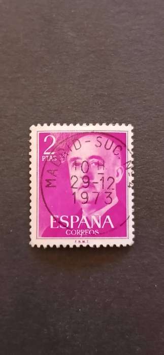 SPAIN 1956 GENERAL FRANCO-NEW VALUES