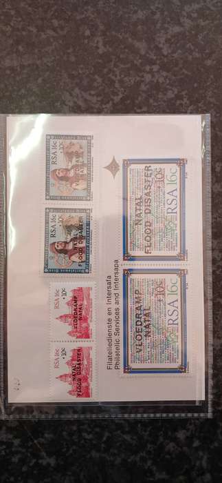 SOUTH AFRICA 1987-88 NATAL FLOOD RELIEF FUND