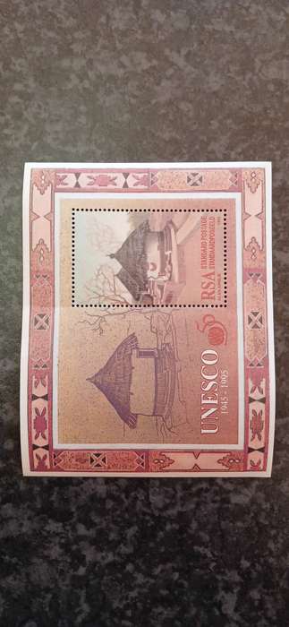 SOUTH AFRICA 1995 50TH ANN. OF UNITED NATIONS & UNESCO