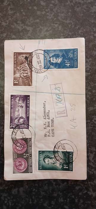 SOUTH AFRICA 1952 300TH ANN. OF THE LANDING OF JAN VAN RIEBEECK