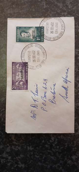 SOUTH AFRICA 1952 SOUTH AFRICAN STAMP EXHIBITION-CAPE TOWN OVERPRINTED