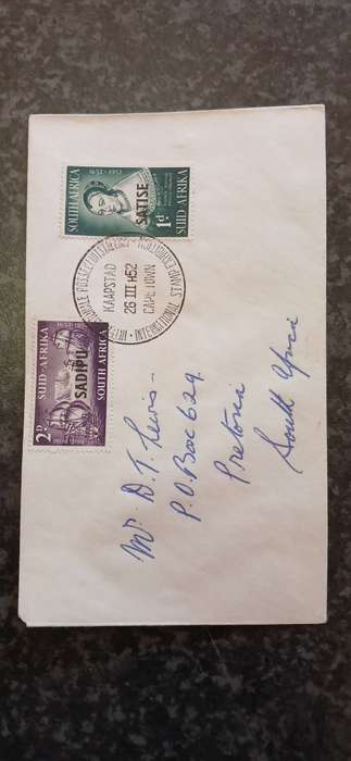 SOUTH AFRICA 1952 SOUTH AFRICAN STAMP EXHIBITION -CAPE TOWN OVERPRINTED