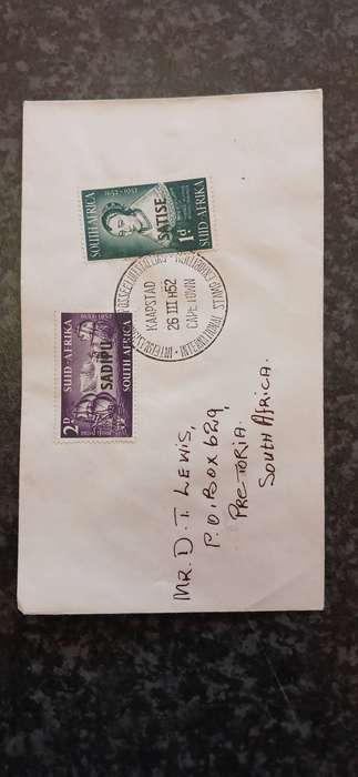 SOUTH AFRICA 1952 SOUTH AFRICAN STAMP EXHIBITION-CAPE TOWN OVERPRINTED
