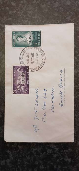 SOUTH AFRICA 1952 SOUTH AFRICAN STAMP EXHIBITION-EXHIBITION-CAPE TOWN OVERPRINTED