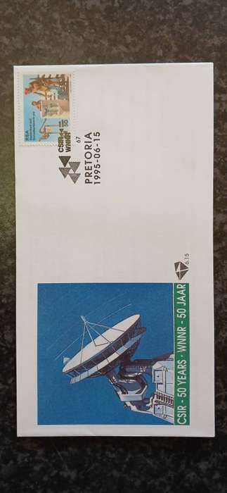SOUTH AFRICA 1995 50TH ANN. OF C.S.I.R (TECHNOLOGY RESEARCH ORGANIZATION)