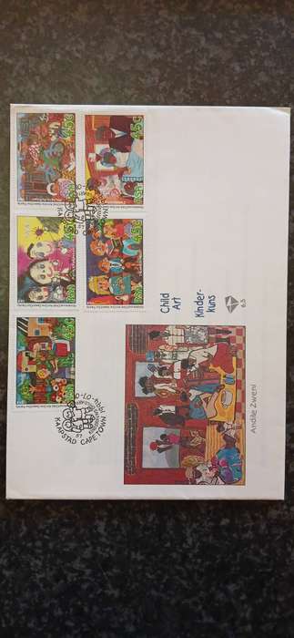 SOUTH AFRICA 1994 INTERNATIONAL YEAR OF THE FAMILY CHILDREN'S PAINTINGS