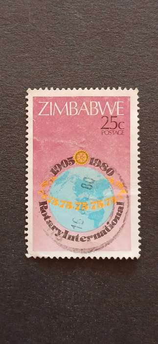 ZIMBABWE 1980 75TH ANN. OF ROTARY INTERNATIONAL