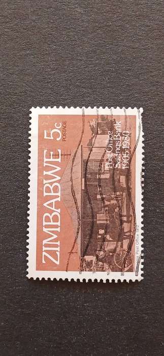 ZIMBABWE 1980 75TH ANN. OF THE POST OFFICE SAVINGS BANK