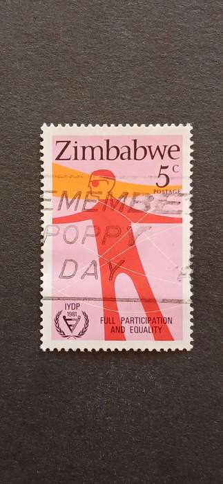 ZIMBABWE 1981 INTERNATIONAL YEAR OF DISABLED PERSONS
