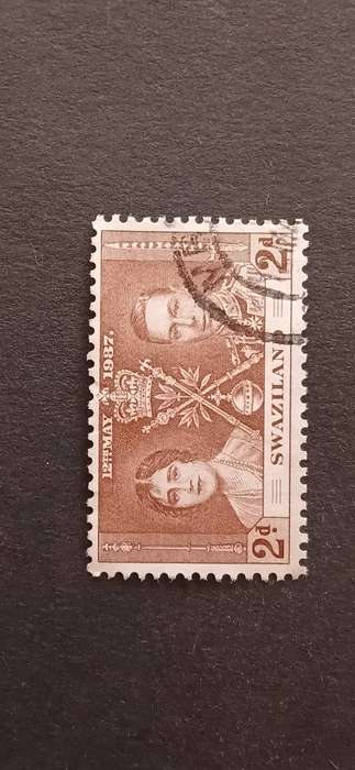 SWAZILAND 1937 CORONATION OF KING GEORGE V AND QUEEN ELIZABETH