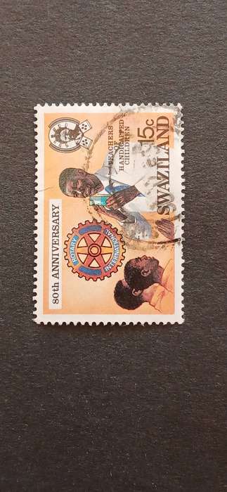 SWAZILAND 1985 80TH ANN. OF ROTARY INTERNATIONAL