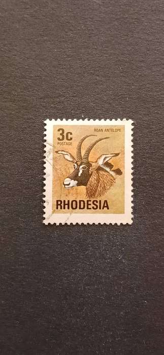 RHODESIA 1974 ANTELOPE FLOWERS AND BUTTERFLIES