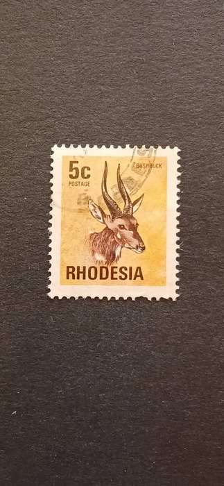 RHODESIA 1974 ANTELOPE FLOWERS AND BUTTERFLIES