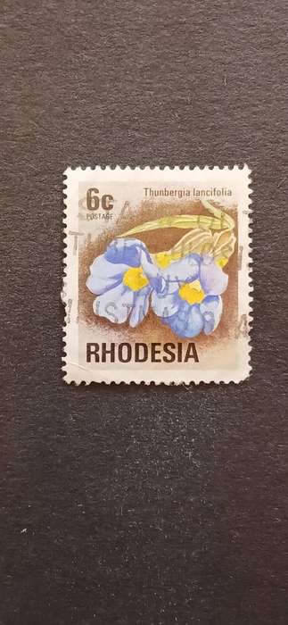 RHODESIA 1974 ANTELOPE FLOWERS AND BUTTERFLIES