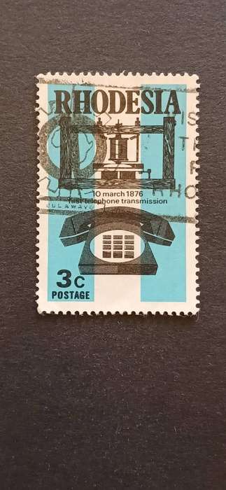 RHODESIA 1976 100TH ANN. OF THE TELEPHONE