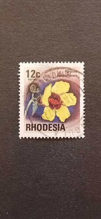 RHODESIA 1976 ANTELOPE FLOWERS AND BUTTERFLIES