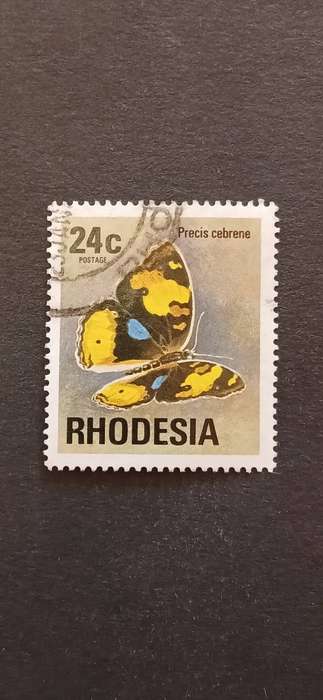 RHODESIA 1976 ANTELOPE FLOWERS AND BUTTERFLIES