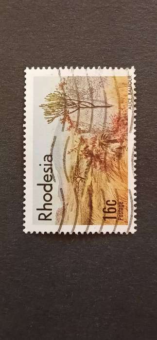 RHODESIA 1977 LANDSCAPE PAINTINGS