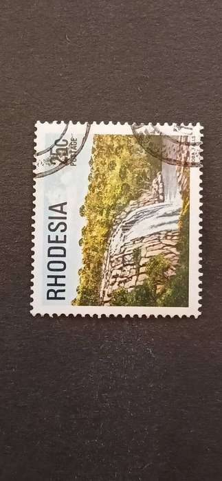 RHODESIA 1978 GEMSTONES WILD ANIMALS AND WATERFALLS
