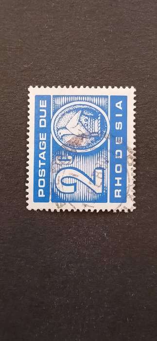 RHODESIA 1970-73 COAT OF ARMS-NEW CURRENCY (POSTAGE DUE STAMPS)