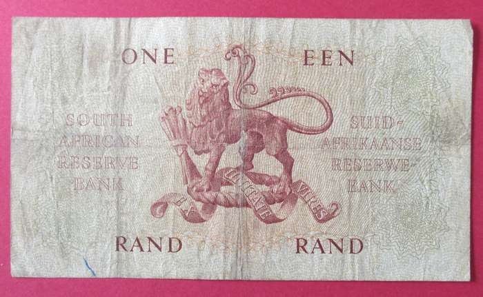 ONE RAND M.H. de KOCK 1961 - 4TH AND ONLY ISSUE