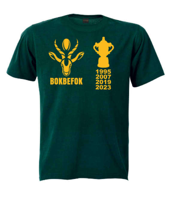 Springbok Rugby support T-Shirt Bok Befok