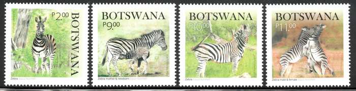 Botswana - 2024 Zebra Set MNH