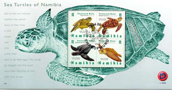 Namibia - 2024 Sea Turtles FDC 5.51