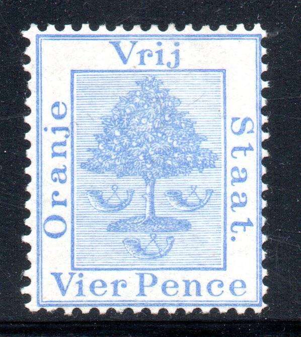 Orange Free State - 1878 4d blue MH SACC 3