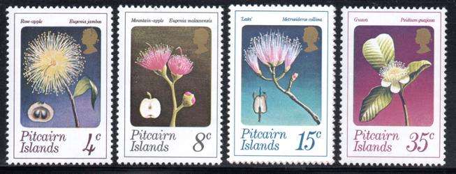Pitcairn Islands - 1973 Flowers Set MNH SG 126-130
