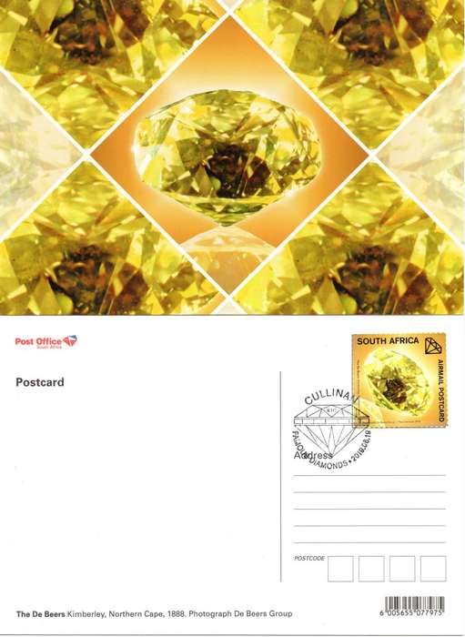 South Africa - 2019 Famous Diamonds Postcard Serviced