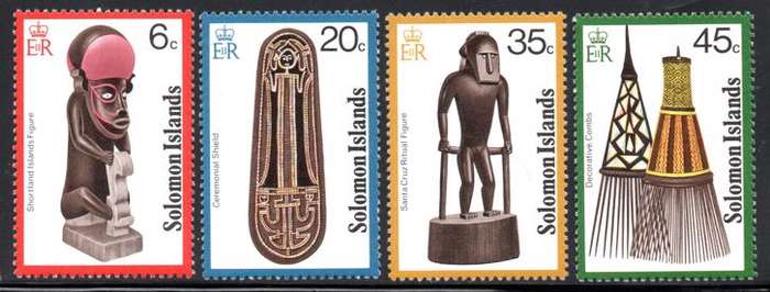 Solomon Islands - 1978 Artefacts Set MNH SG 353-356