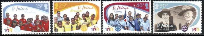 St Helena - 2010 Centenary of Girl Guides Set MNH SG 1140-1143
