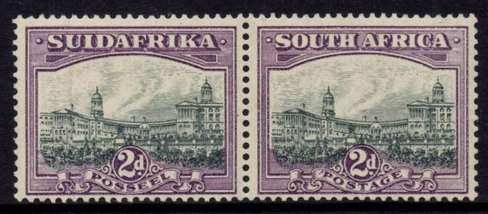 South Africa - 1930-1945 Roto Pictorials 2d Pair slate-grey and lilac Pair MH SACC 44