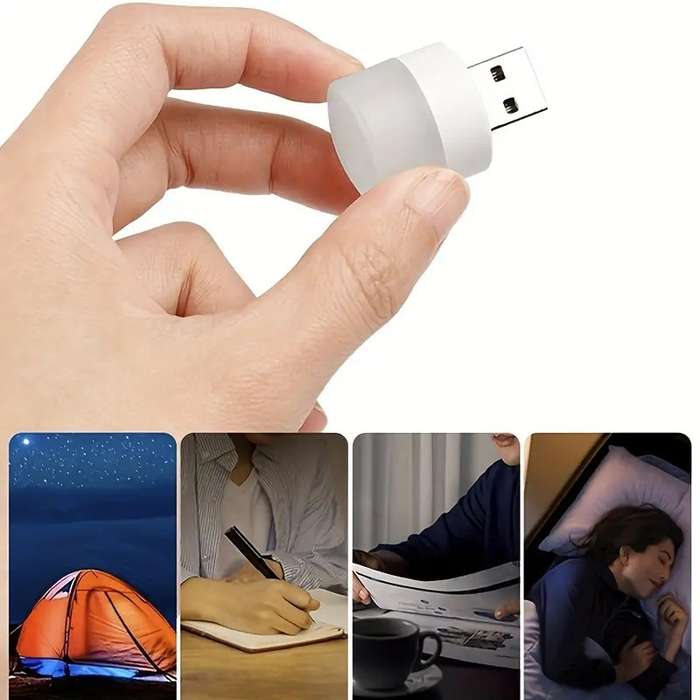 Mini usb night light (cool white - pack of 4)