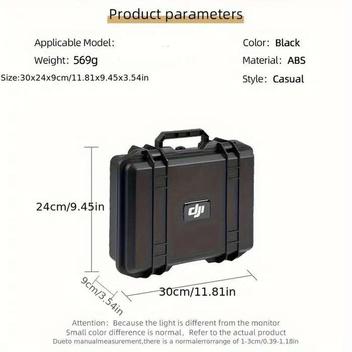 Hard Case for DJI Mini 3/3 Pro and 4 Pro drones (for fly more combo)