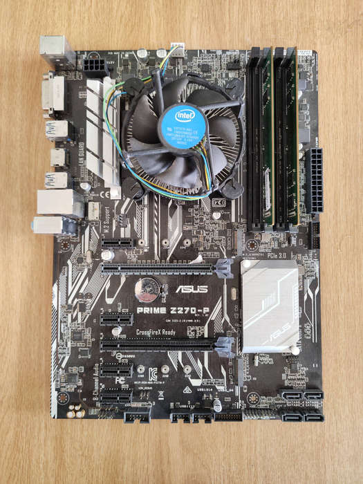 Intel Core i5 6th Gen Combo**Asus Prime Z270-P Motherboard**8GB DDR4 Ram