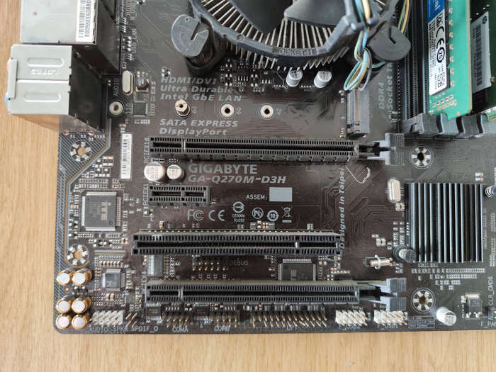 Intel Core i5 7400 Combo**Gigabyte Q270M Motherboard**16GB DDR4 Ram
