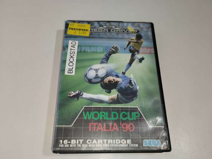 World Cup Italia '90 & World Class Leader Board Sega Mega Drive Bundle (MD, PAL, CIB)