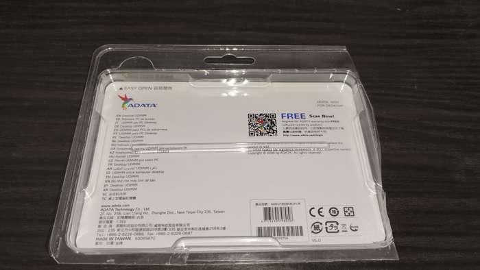 Adata 4GB, DDR3-1600MHz RAM