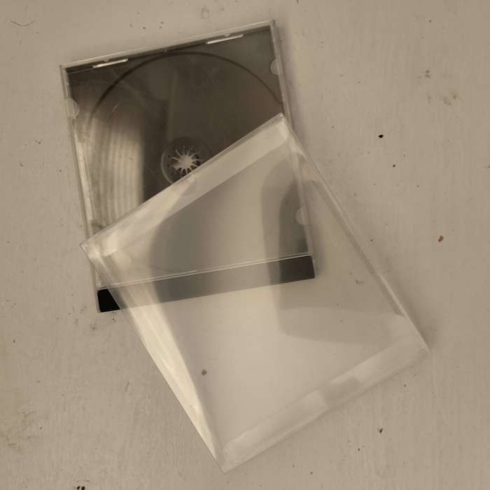 Clear plastic CD Jewel Case Protectors (x5 protectors)