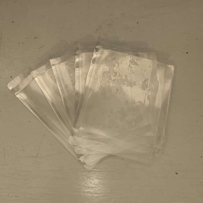 Clear plastic CD Jewel Case Protectors (x5 protectors)