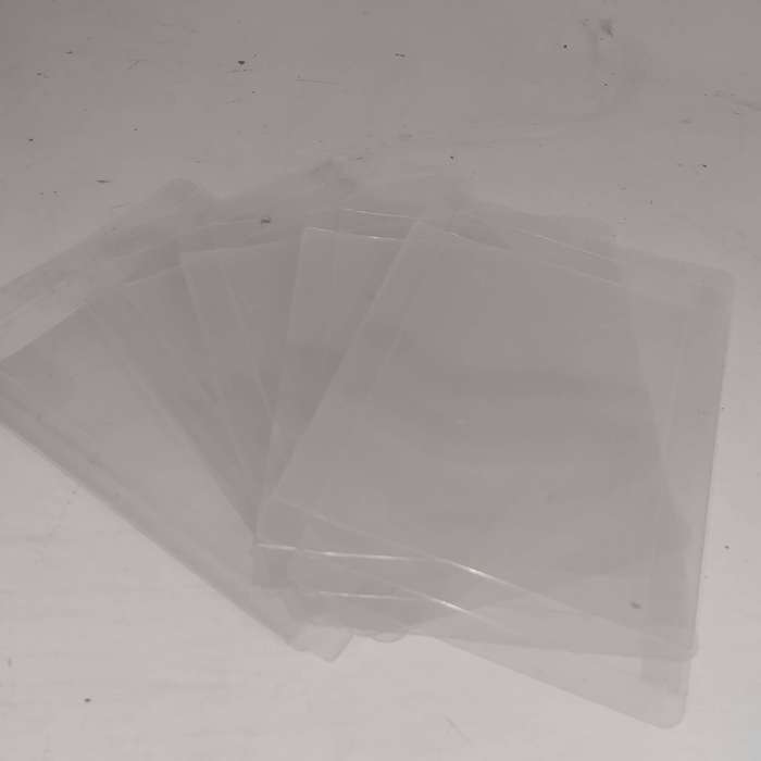Clear plastic PS3/PS4/PS5/Blu-Ray Case Protectors (x5 protectors)