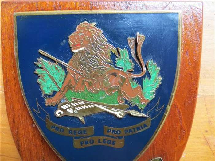 BSAP - British South Africa Police Plaque