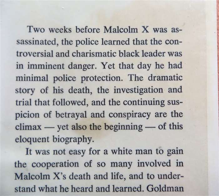 The Death & Life of Malcolm X - 1st Edition - Peter Goldman