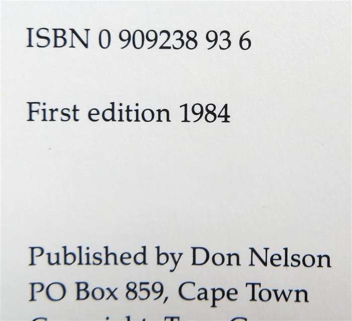 Tony Grogan's South African Sketch Book - 1984 1st Edition
