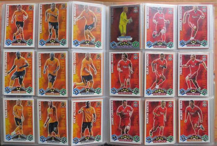 396 x Topps  2009/10 Match Attax Soccer Cards - Rooney/Managers/Man of the Match