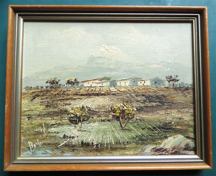 Landscape framed painting - Unknown Artist