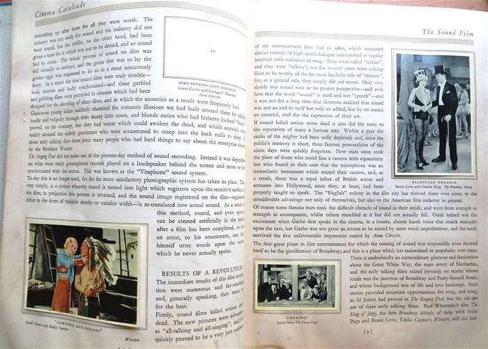 Cinema Cavalcade Album with Cigarette Cards 153/250 present